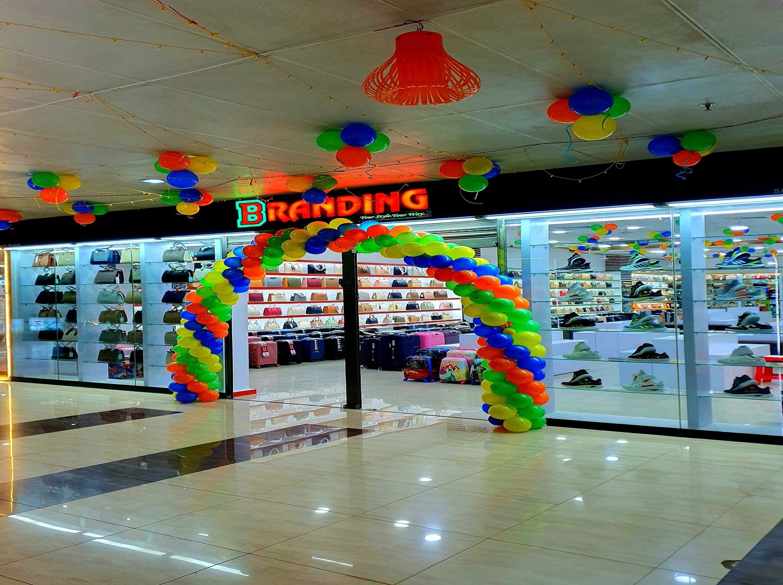 Inside Branding store